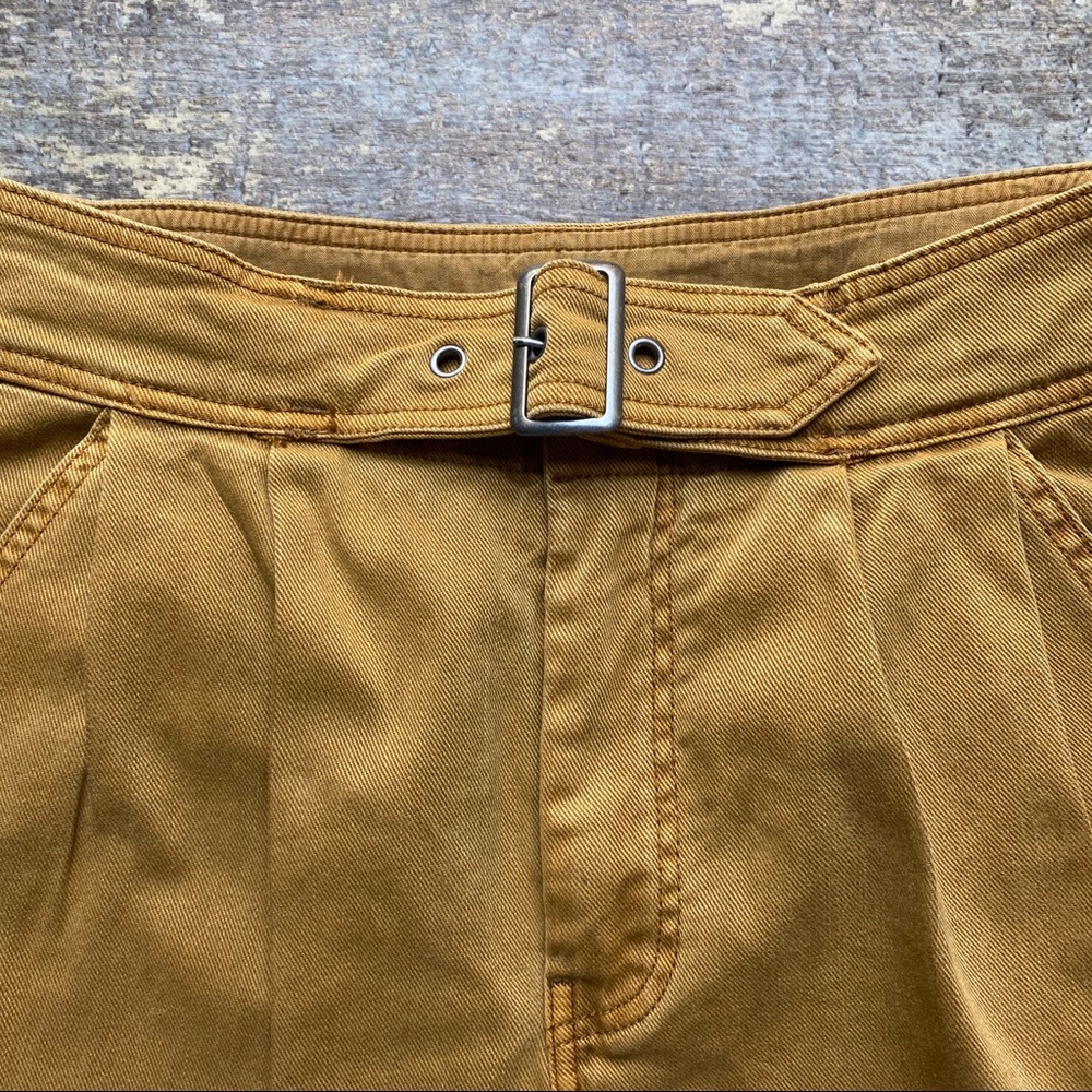 Free People Caramel High-Rise Cropped Pants - Picture 7 of 10